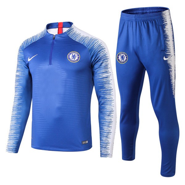 Chandal Del Niños Chelsea 2018-2019 Azul Blanco